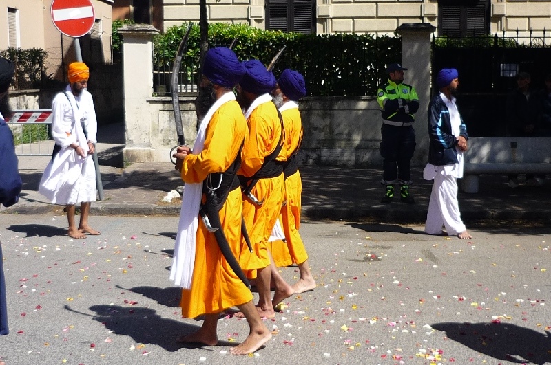 Cerimonia dei Indiani Sikh a Terracina